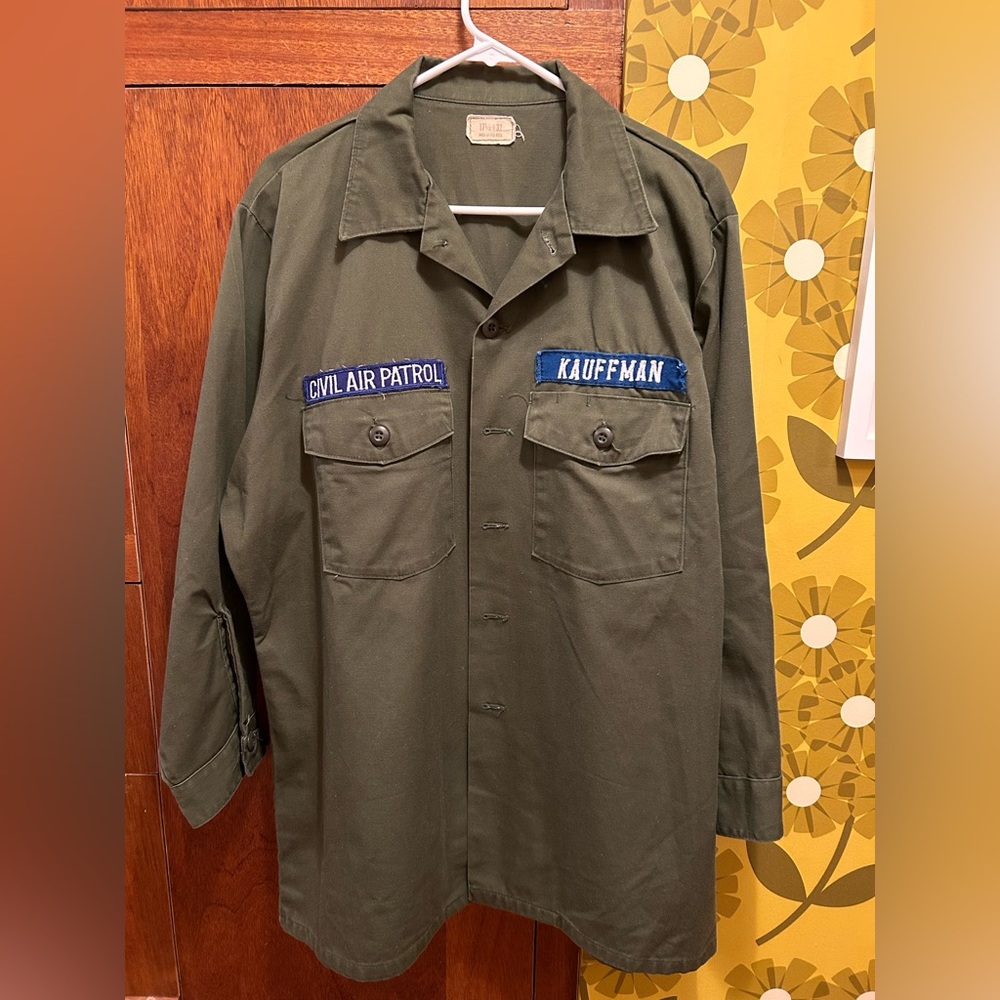 Vintage Civil Air Patrol uniform shirt.